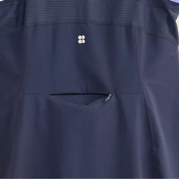 Sweaty Betty Zip-Up Dark Blue Dress Size 8-10 - Picture 10 of 15